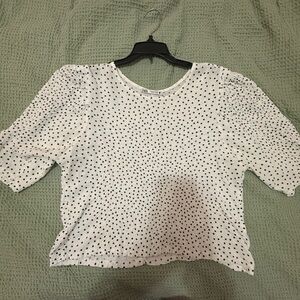 Zara Polka Dot Women's Top